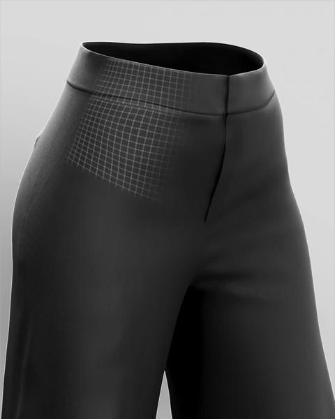 spanx black dress pants The Perfect Classic Black Pant Kickflare main image 1