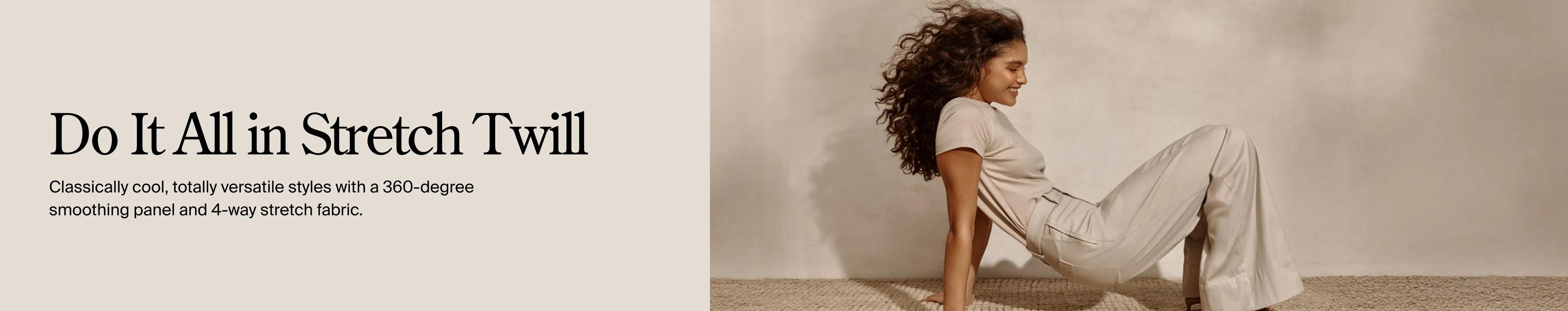 Stretch Twill PLP Banner SU25 PLP Desktop