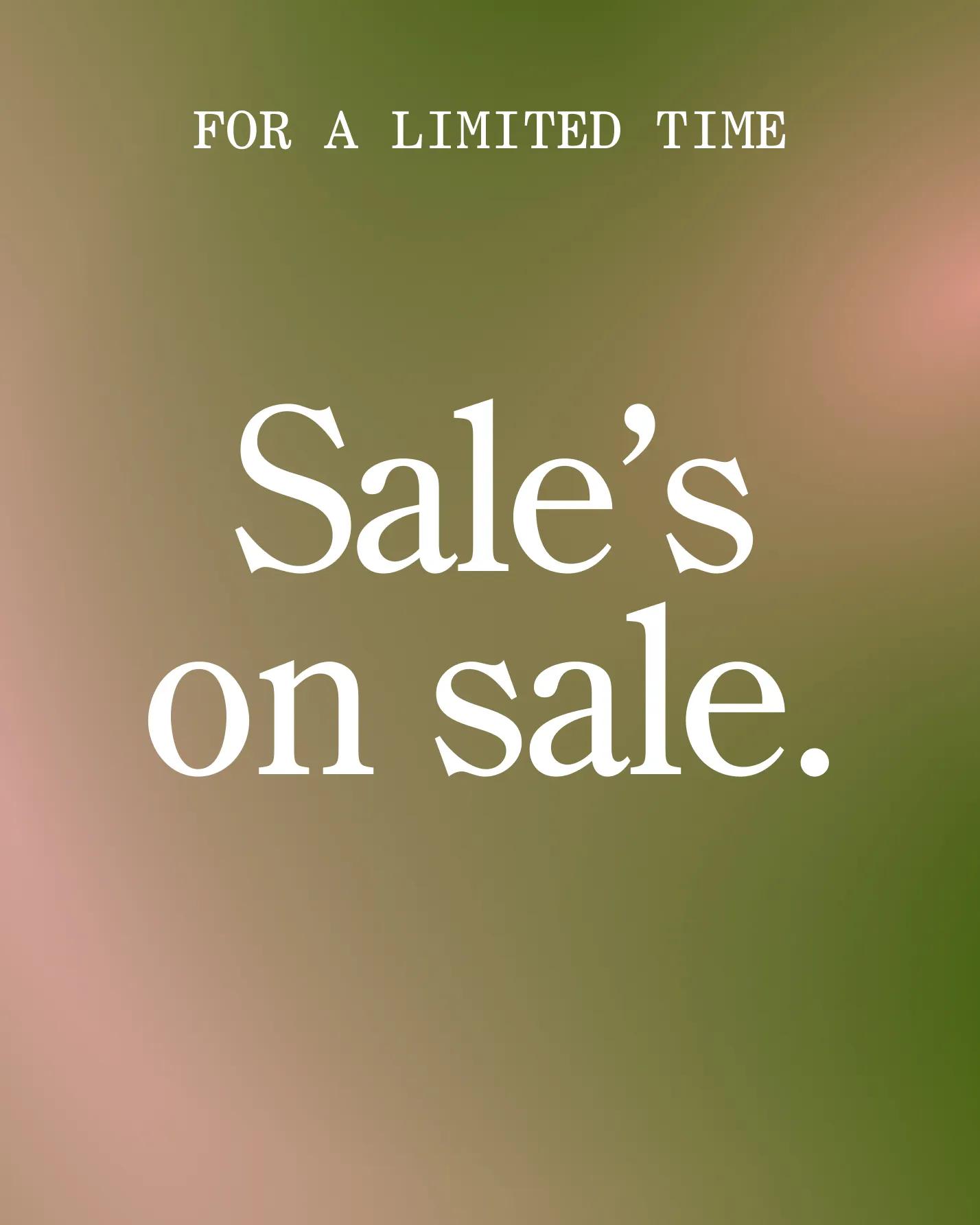 Sale's on Sale