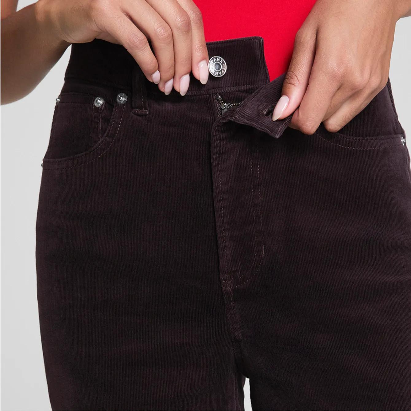 SPANXshape® Authentic 360 Corduroy Wide Leg Jeans