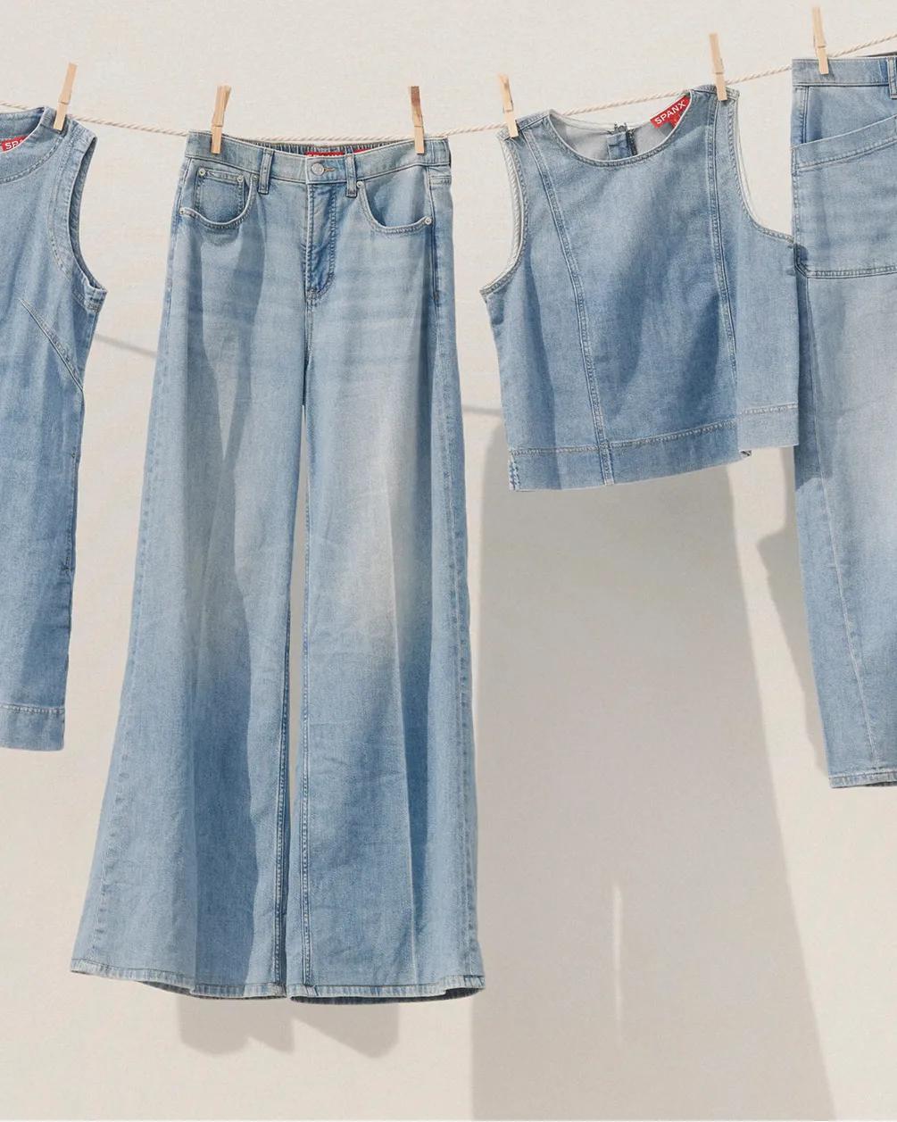 Lightweight Wide Leg Jeans for Summer | SPANXsupersmooth® 360 Denim