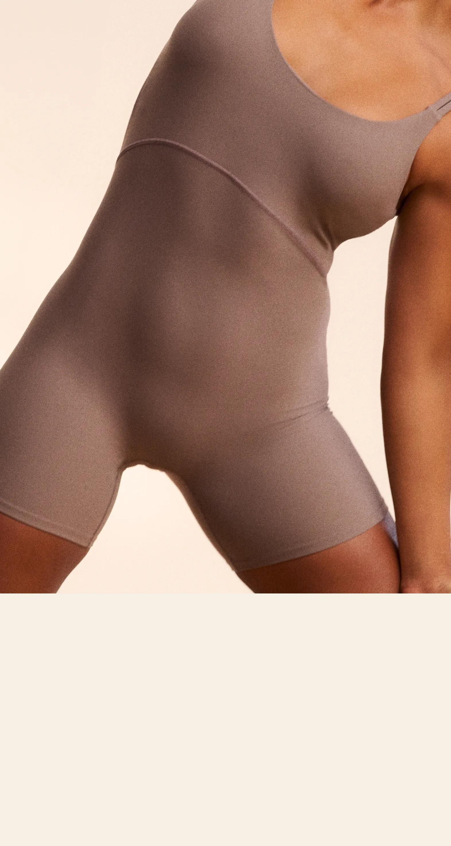 model in SPANX shapewear