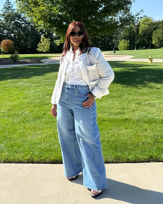 SPANXshape® Authentic 360 Corduroy 90s Straight Leg