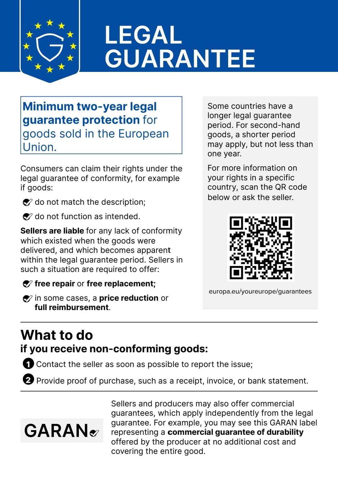Legal Guarantee of Conformity