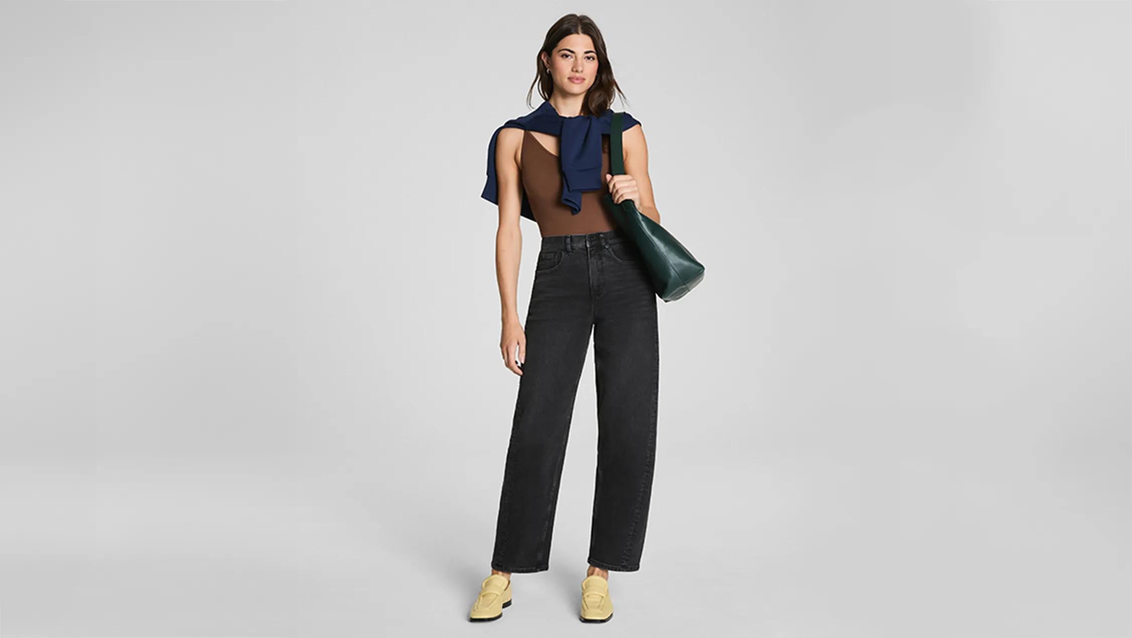 Barrel Leg Jeans 101: The New SPANXshape™ Authentic 360 Jeans You Need