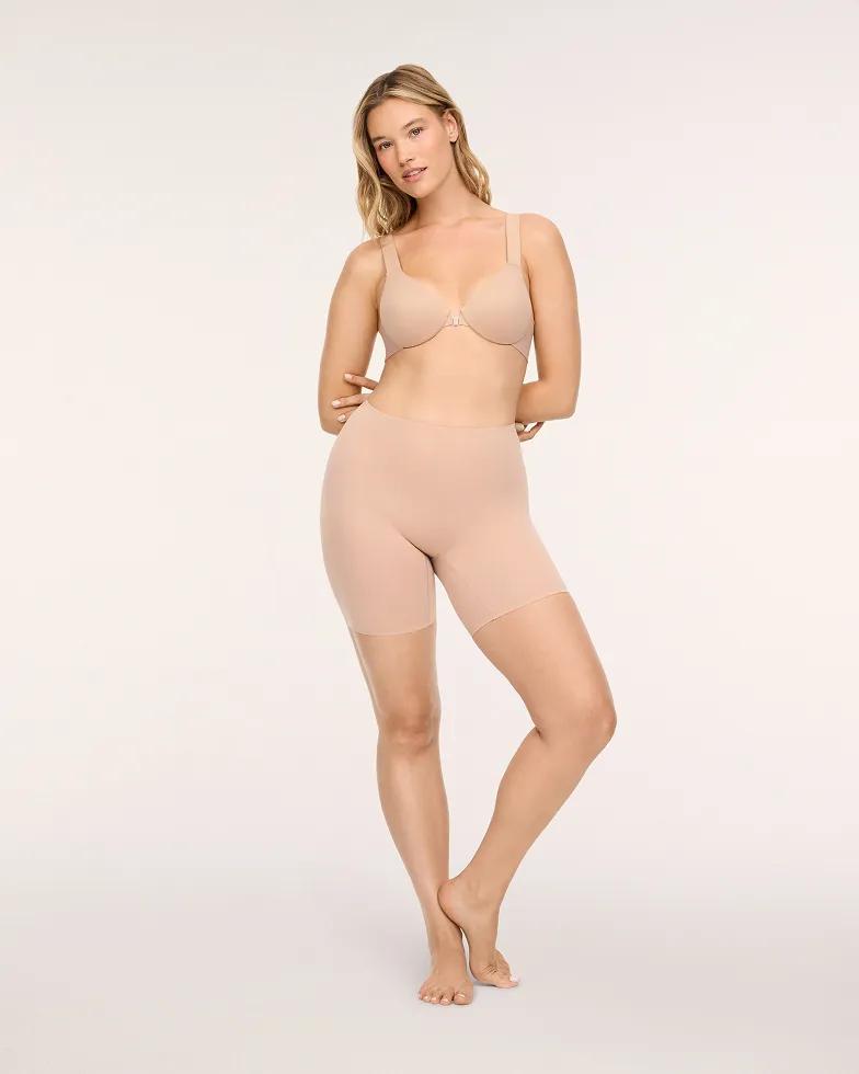 woman in spanx intimates